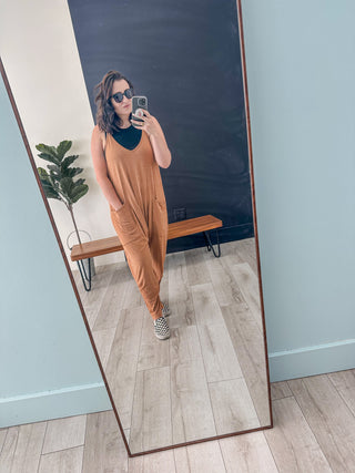 Oversize Jumpsuit with Pockets