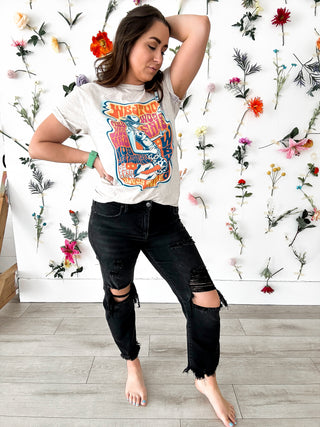 Groovy Outlaw Cowgirl Graphic Tee