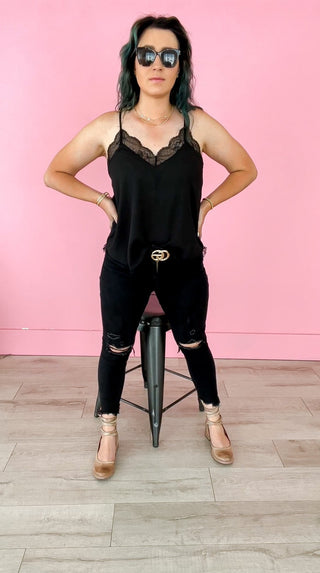 Black Lace Tank
