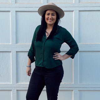 Green Button Top