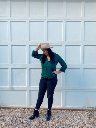 Green Button Top