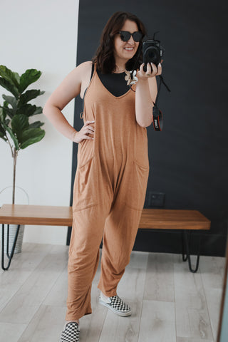 Oversize Jumpsuit with Pockets